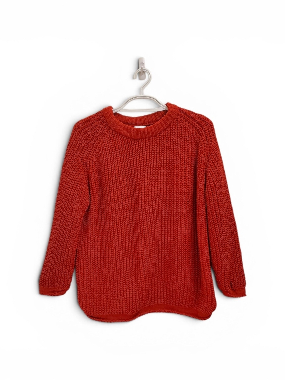BP Red Chunky Crewneck Sweater